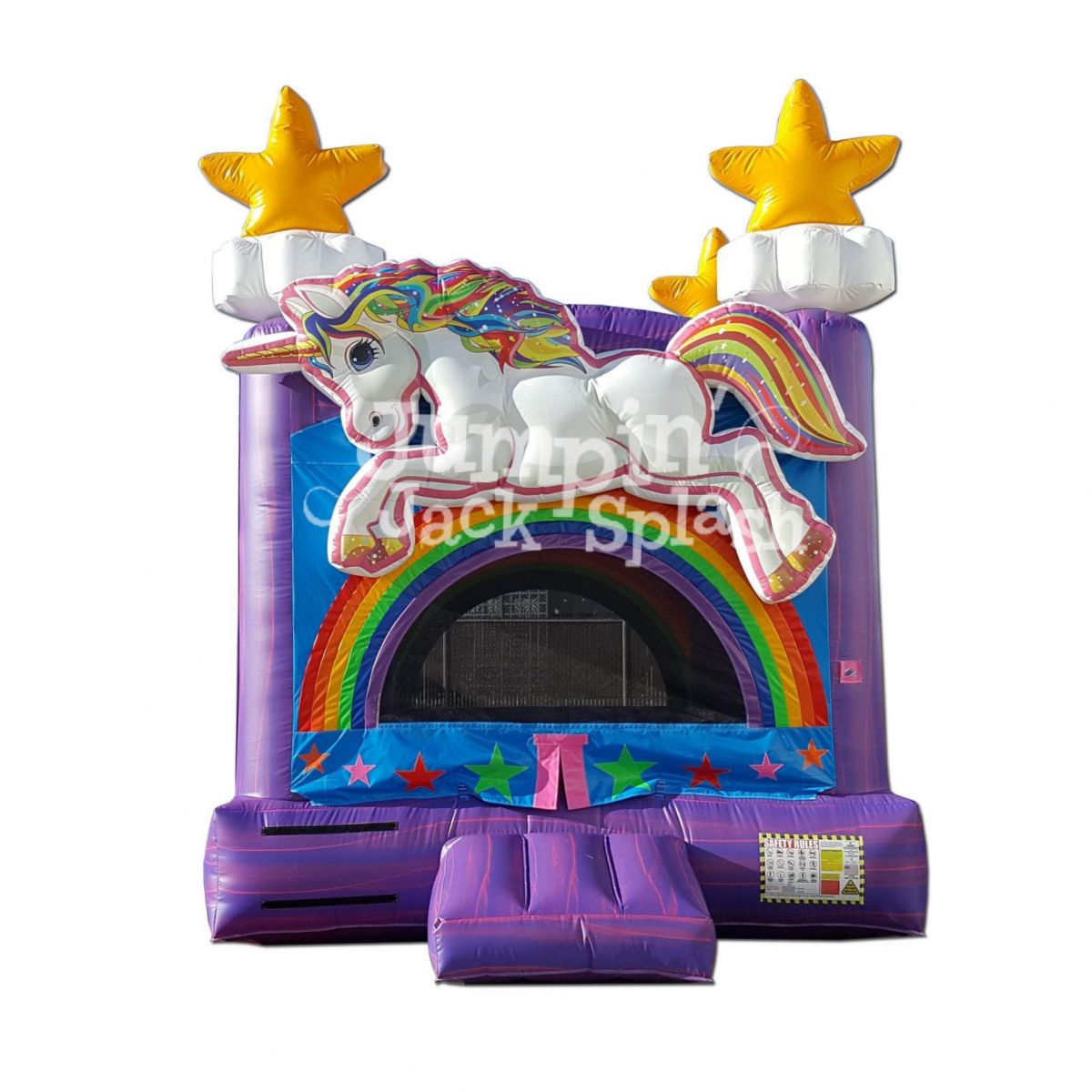 Jumpin Jack Splash Unicorn Bounce House